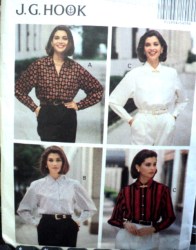 6597  Butterick EZ LOOSE SHAPED LS YOKE COLLAR SHIRT PATTERN 6-10,12=16 choice